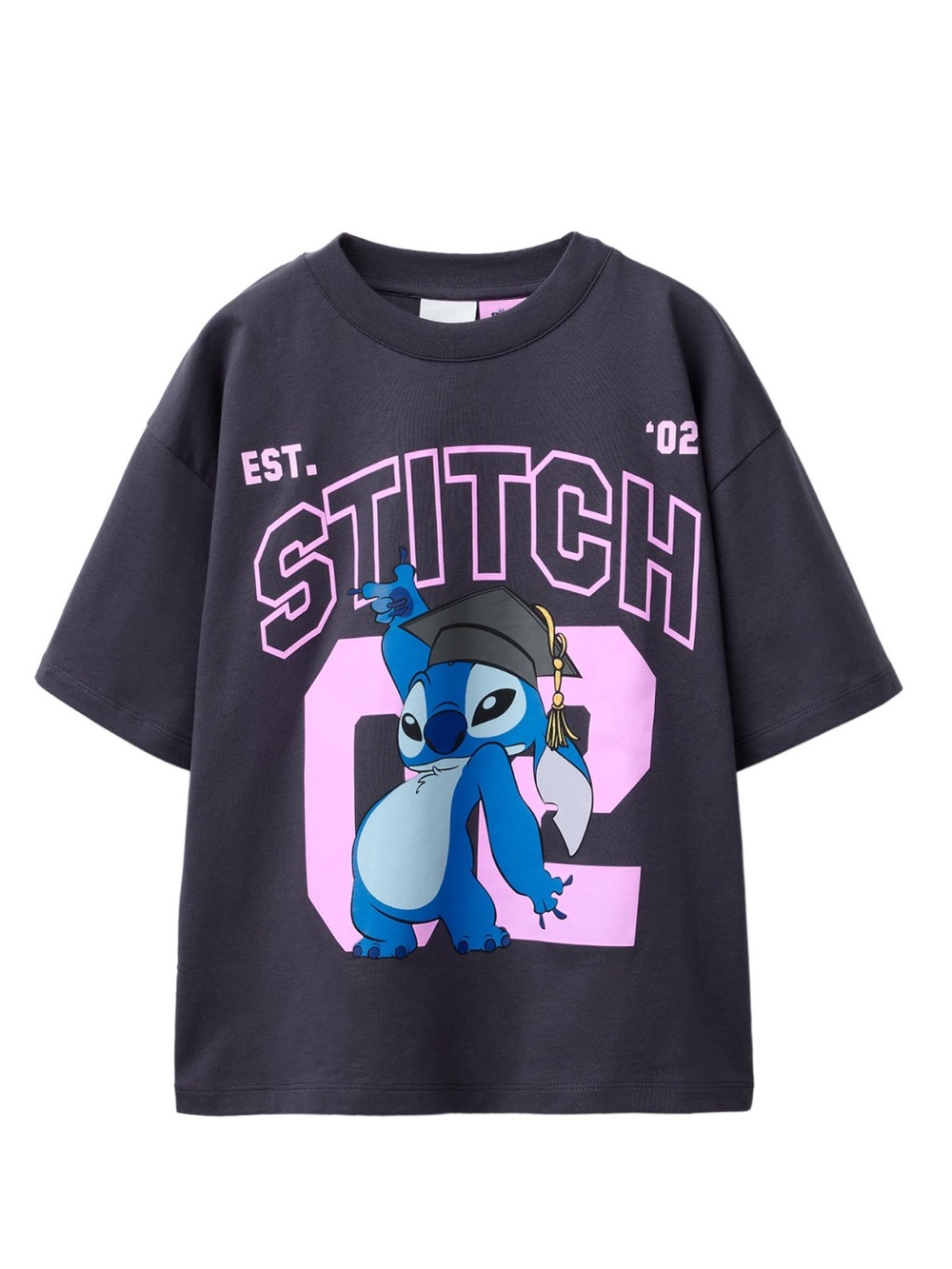 Zara Lilo & Stitch Disney Print Short Sleeve T-Shirt Girls 9-10 Years